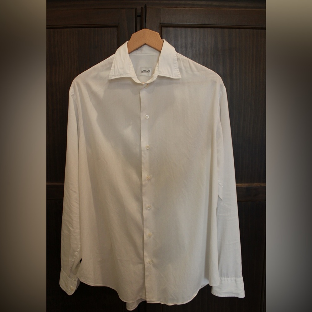 Armani Collezioni White Button Down